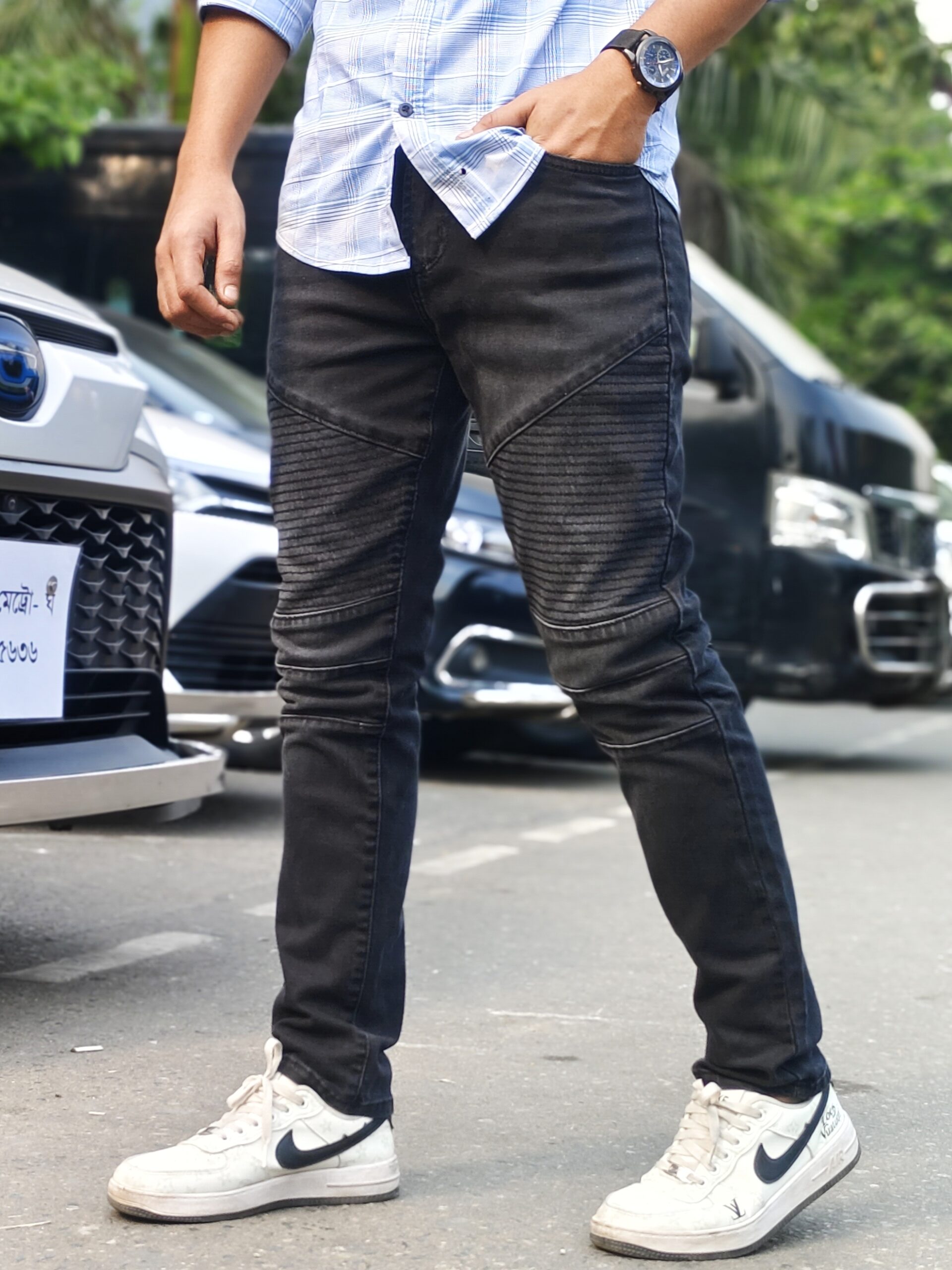 New four pocket cargo 9 Ash black - Image 3