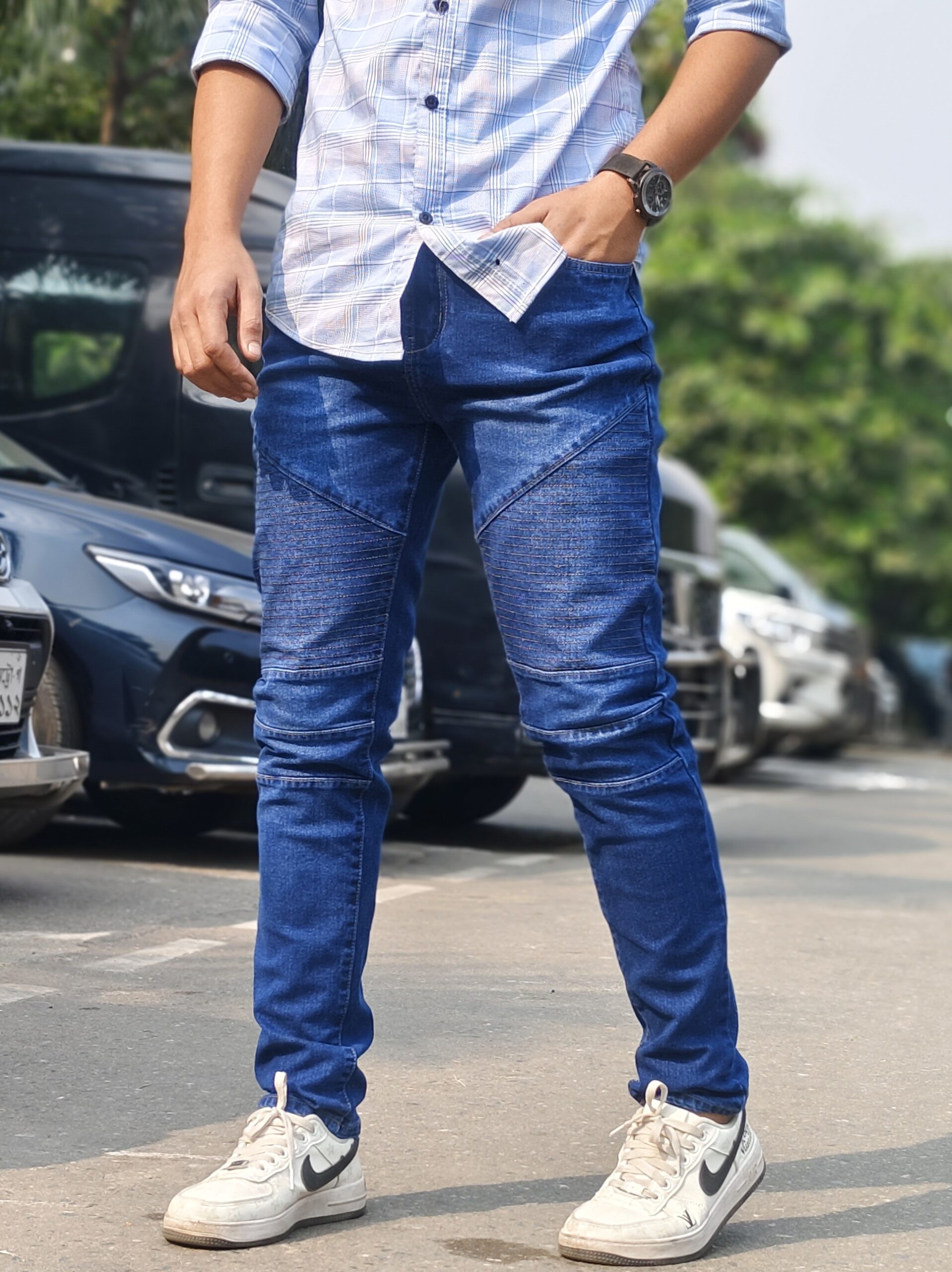 New four pocket cargo 9 Navy blue - Image 3