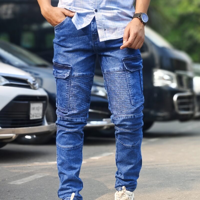 New six pocket cargo 8 lite blue