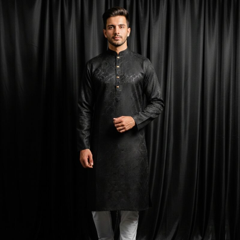 New panjabi collection 1 black
