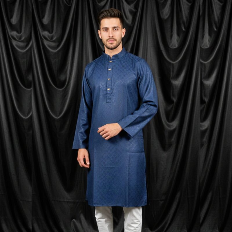 New panjabi collection 1 white blue