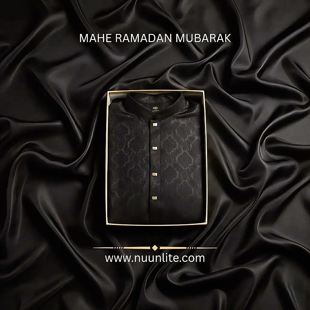 New panjabi collection 1 black - Image 2